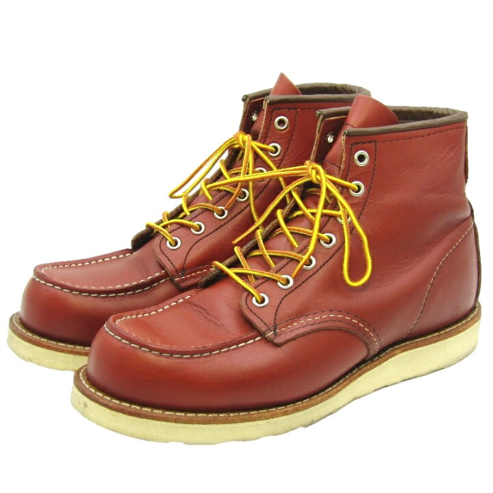 楽天市場】【中古】美品 REDWING レッドウィング US8E 26cm モックトゥ 