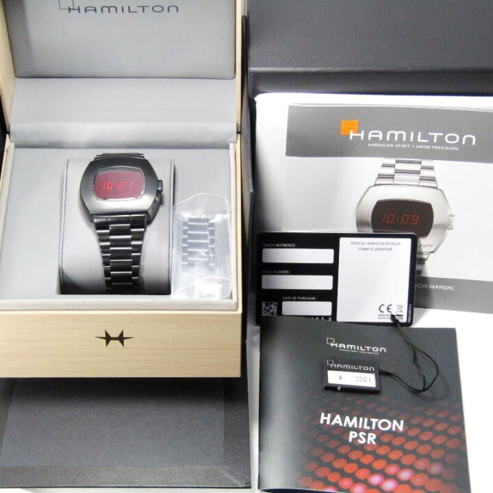 極美品】腕時計 HAMILTON PSR DIGITAL QUARTZ｜メンズ｜腕時計(デジタル)