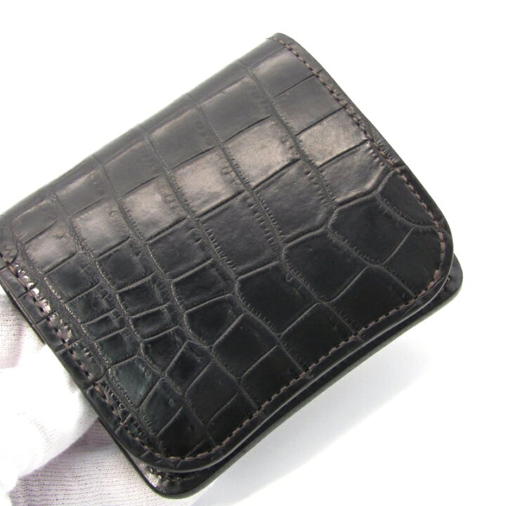 楽天市場】【中古】WILDSWANS ワイルドスワンズ ミニ財布 クロコ PALM  