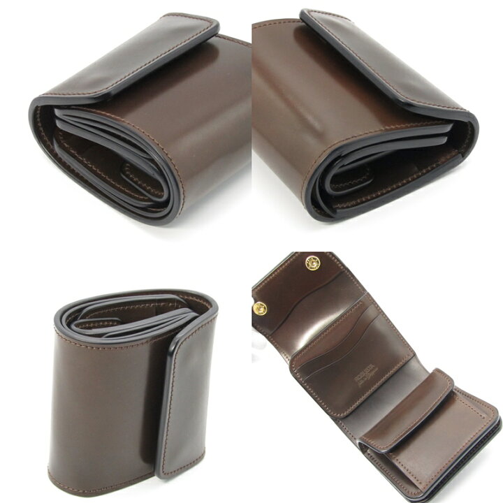 楽天市場】【中古】未使用 ROBUSTA LEATHER ロブスタ 三つ折り財布 