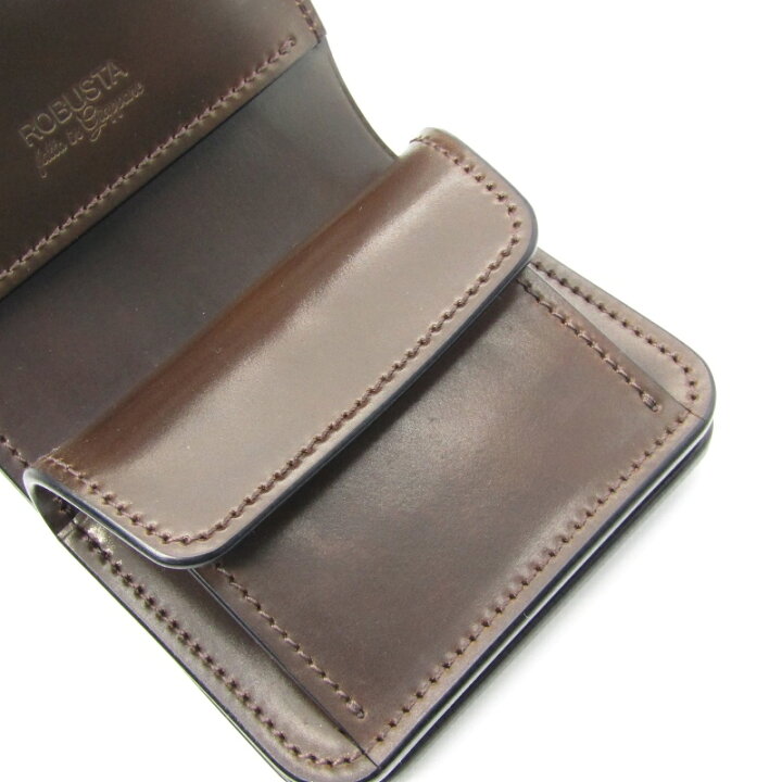 楽天市場】【中古】未使用 ROBUSTA LEATHER ロブスタ 三つ折り財布 