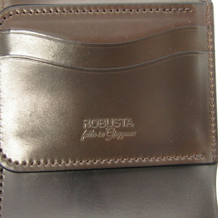 楽天市場】【中古】未使用 ROBUSTA LEATHER ロブスタ 三つ折り財布 