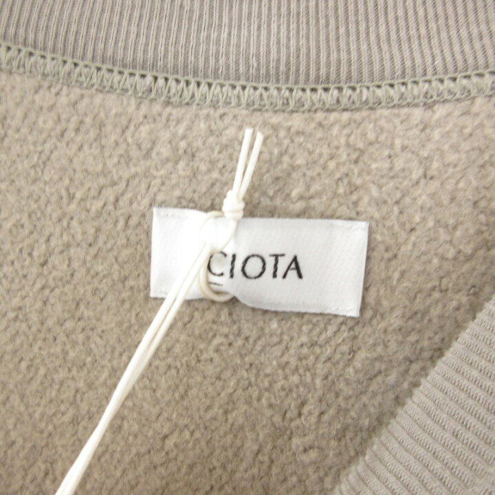 楽天市場】【中古】未使用 CIOTA シオタ クルーネックスウェット CSLM  