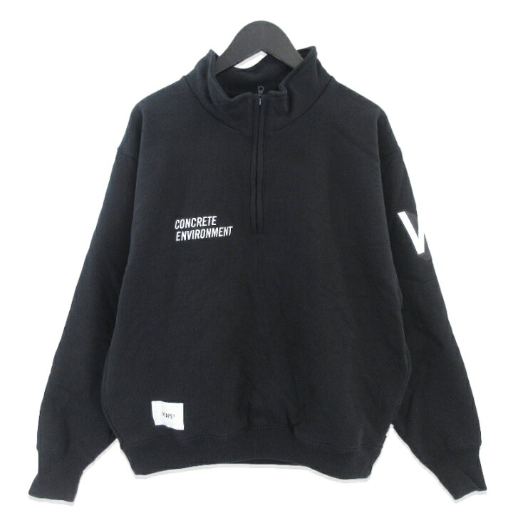 楽天市場】【中古】WTAPS ダブルタップス ハーフジップスウェット 