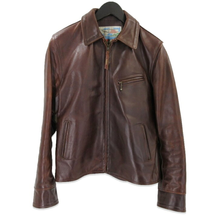 楽天市場】【中古】AERO LEATHER エアロレザー レザージャケット 