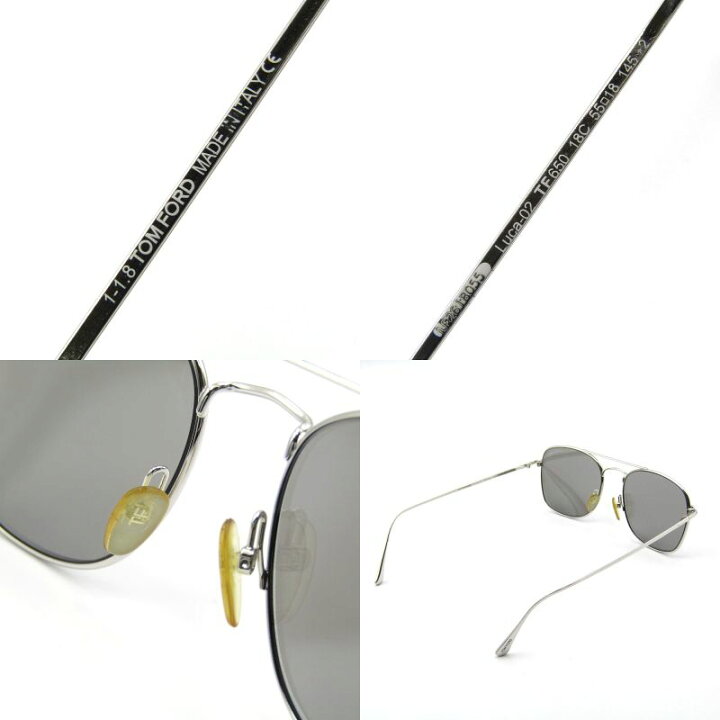 楽天市場】【中古】TOM FORD トムフォード サングラス Luca-02 TF650  