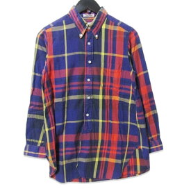 【中古】FWK BY ENGINEERED GARMENTS エンジニアドガーメンツ 長袖シャツ チェック柄 コットン USA製 レディース パープル 1 レディース 27109412
