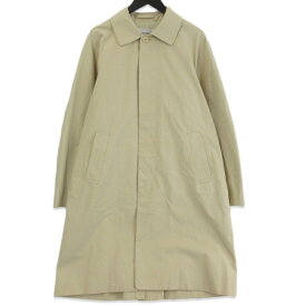 【中古】YAECA ヤエカ ステンカラーコート 18502 SOUTIEN COLLAR COAT STANDARD 日本製 ベージュ Mメンズ 71012229