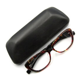 【中古】美品 999.9 フォーナインズ メガネフレーム AP-12 日本製 15G/2015.7 フォックス 6520 レッドブラウンデミ/ ブラックアドバンスドプラスチック メガネ 眼鏡 サングラス 61002685