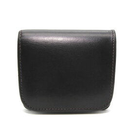 【中古】WILDSWANS ワイルドスワンズ 二つ折り財布 サドルプルアップ CASA カーサ ミニ財布 マシュア社 日本製 ブラック 黒 レザー 28010492