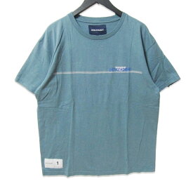 【中古】DESCENDANT ディセンダント 半袖Tシャツ プリント ロゴ プリント Tee ネイビー 1メンズ 27110631