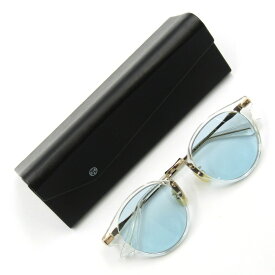 【中古】未使用 ayame アヤメ サングラス GENERAL 日本製 ジェネラル ボストン コンビ CLE クリア/ゴールドSeaBreeze メガネ 眼鏡 サングラス 65008462