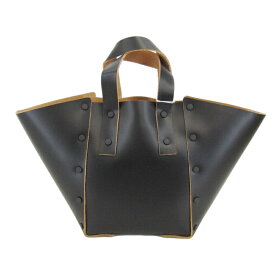 【中古】未使用 Hender Scheme エンダースキーマ assemble hand bag wide S wt-rb-aws アッセンブルハンドルバッグ ワイド black バッグ 鞄 24005343