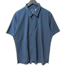 【中古】美品 山と道 ヤマトミチ 半袖シャツ UL Short Sleeve Shirt オープンカラー 開襟 シャドウリップストップ ネイビー Lスナップボタン 日本製メンズ 27111428