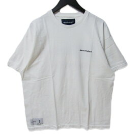 【中古】DESCENDANT ディセンダント 半袖Tシャツ CACHALOT カシャロ プリント ロゴ ホワイト 白 3メンズ 27111452