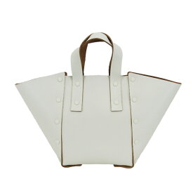 【中古】未使用 Hender Scheme エンダースキーマ assemble hand bag wide S wt-rb-aws アッセンブルハンドルバッグ ワイド white バッグ 鞄 24005567