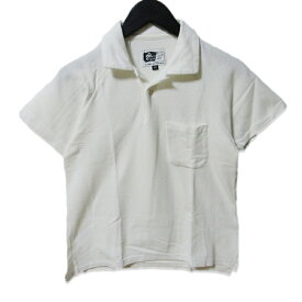 【中古】Engineered Garments エンジニアドガーメンツ 半袖ポロシャツ ポケット 無地 ホワイト 白 XSメンズ 27111696