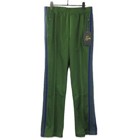 【中古】未使用 NEEDLES ニードルズ ナロー トラックパンツ NS247 23AW Poly Smooth Track Pant ポリエステル アイビーグリーン Mジャージメンズ 71014951
