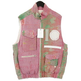 【中古】未使用 FAF エフエーエフ KANTHA QUILT VEST 103122202 刺し子 カンタキルト ベスト タクティカルベスト Assort 2メンズ 71015187