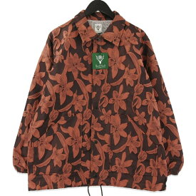 【中古】未使用 South2 West8 サウスツーウエストエイト コーチジャケット MR733 Coach Jacket PE/N/PU Botanical Jq 日本製 Old Rose Sメンズ 71015234