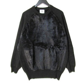【中古】Y-3 ワイスリー W クラシック ニットセーター HA6301 W CLASSIC VELVET KNIT SWEATER ラグランスリーブ ブラック 黒 Mメンズ 27113161