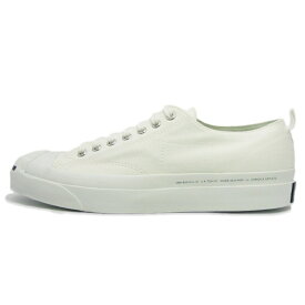 【中古】美品 V.A. × FRAGMENT × CONVERSE コンバース 27.5cm JACK PURCELL 1935 VBA16010 フラグメントデザイン ヴイエー WHITE ジャックパーセル 1AD061 ローカット オックスフォード キャンバス スニーカー 35005422