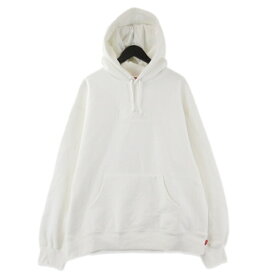 【中古】美品 Supreme シュプリーム Box Logo Hooded Sweatshirt 23AW プルオーバーパーカー ボックスロゴ フーディ 23FW ホワイト 白 Lメンズ 71016126