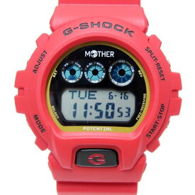 【中古】未使用 CASIO G-SHOCK Gショック GW-6900MOT24-4JR MOTHER コラボ第2弾 電波ソーラー マザー ほぼ日 限定 2024年 レッド カシオ 腕時計 28012881