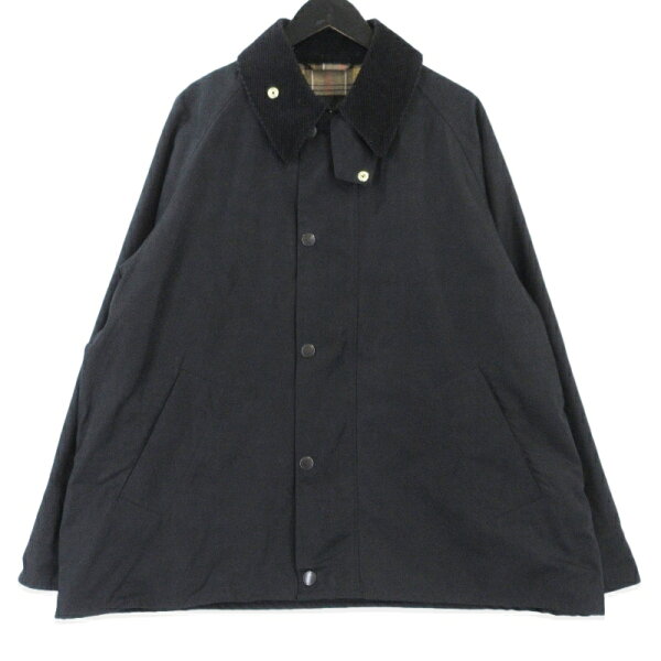 【中古】Barbour バブアー トランスポート 252LCAS101 Firsthand別注 TRANSPORT ピーチスキン ノンワックスジャケット ブラック 黒 40 国内正規 メンズ 99001364
