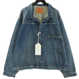【中古】未使用 Levis Vintage Clothing リーバイス S506XX 1944 Jacket 0039S-0001 デニムジャケット Tバック インディゴ 46ダメージ加工 日本製 コットン メンズ 71016306