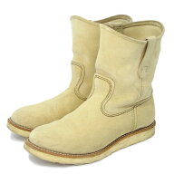 【中古】REDWING レッドウィング US9.5E 27.5cm ペコスブーツ 8168 2010年製 スエード ワークブーツ ホー…
