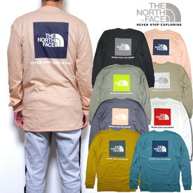 ノースフェイス Tシャツ 長袖 tシャツ ロンt メンズ BOX NSE TEE ボックス THE NORTH FACE セール ブランド NF0A4762 バックプリント