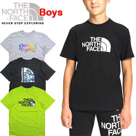 ノースフェイス tシャツ キッズ 半袖 THE NORTH FACE BOYS GRAPHIC TEE ブランド 2023春夏 アウトレット NF0A82T89