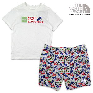 m[XtFCX LbY ㉺g ZbgAbv THE NORTH FACE gh[ Toddler Cotton Summer Set q Mtg NF0A55MI