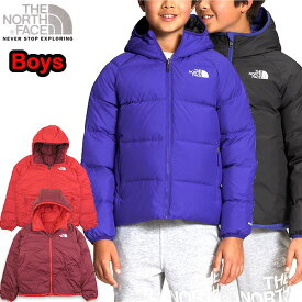 ノースフェイス キッズ ダウン アウター ジャケット THE NORTH FACE リバーシブル セール Boys Rvs North Down Hooded Jacket 2022 冬 USA 男の子 女の子 NF0A7WPK 売れ筋アイテム