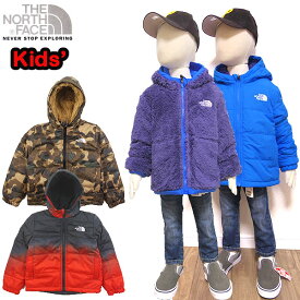 ノースフェイス キッズ ジャケット アウター リバーシブル THE NORTH FACE 男の子 女の子 Rvs Mount Chimbo Fullzip Hoodie 2023冬 セール ボアフリース NF0A82YO