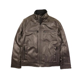 カルバンクライン ジャケット メンズ PU レザー アウター ブランド 冬 Calvin Klein Synthetic Leather Hipster Jacket CM091207