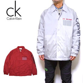 カルバンクライン ジャケット メンズ コーチ アウター Calvin Klein Printed Coaches Jacket 冬 ブランド 40CM519 セール