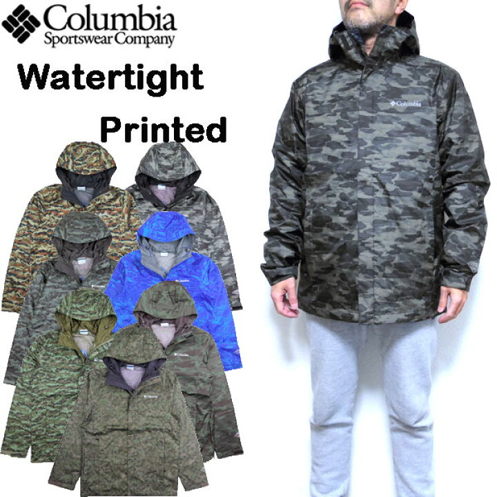 楽天市場】コロンビア メンズ アウター ジャケット Watertight Printed 