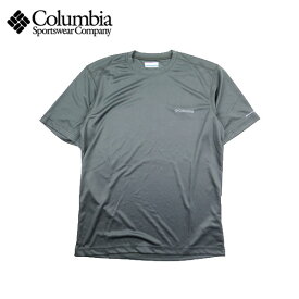コロンビア Tシャツ メンズ 半袖 速乾性 紫外線 COLUMBIA Meeker Peak Crew AM6844 ブランド セール