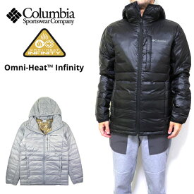 コロンビア アウター メンズ ダウン ジャケット オムニヒート ブランド 防寒 COLUMBIA Infinity Summit OH Infinity Double Wall Down Hooded Jacket セール 秋冬 1981281