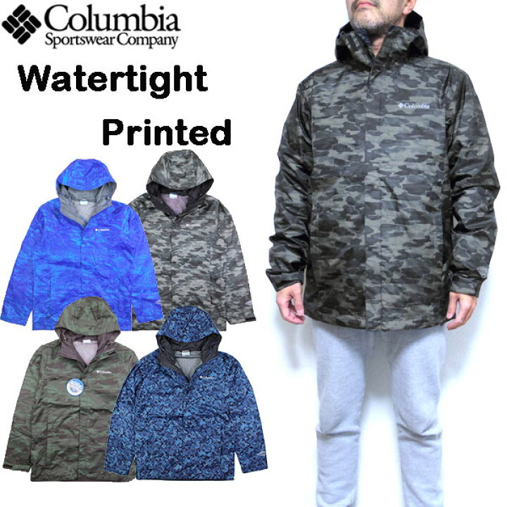 楽天市場】コロンビア メンズ アウター ジャケット Watertight Printed 