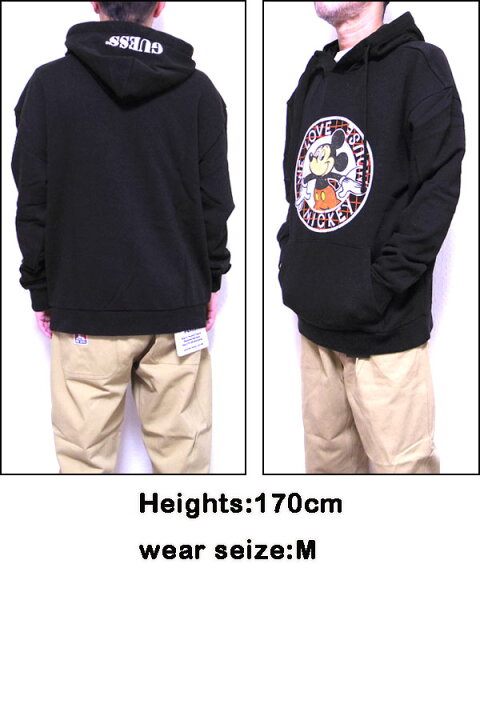 楽天市場】ゲス GUESS パーカー ディズニー メンズ レディース  