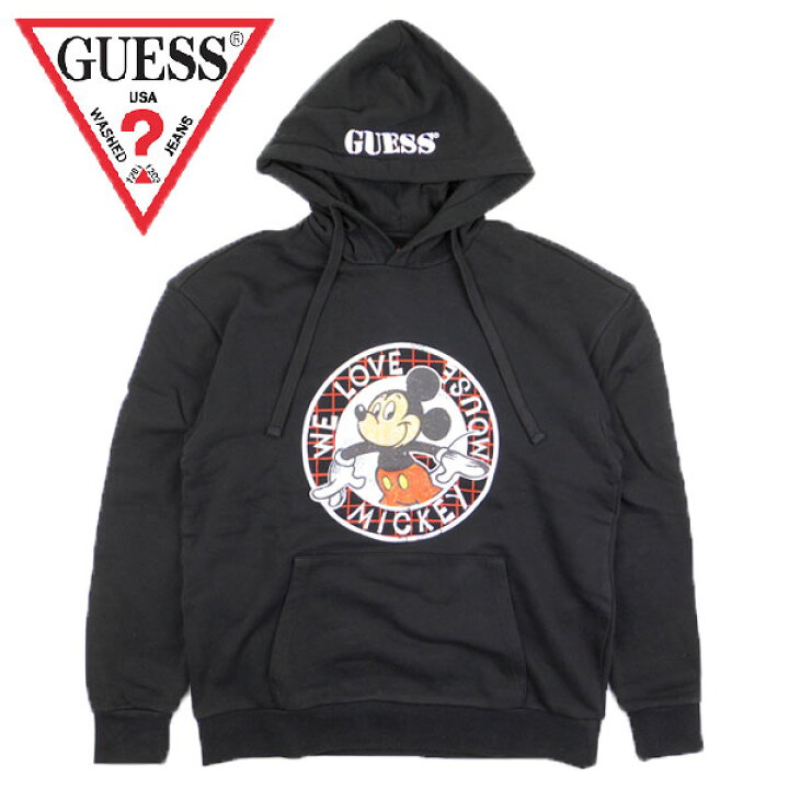 楽天市場】ゲス GUESS パーカー ディズニー メンズ レディース 