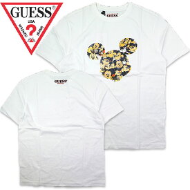 ゲス GUESS Tシャツ ミッキー ディズニー メンズ レディース ミッキー 半袖 ML2K7783DE セール