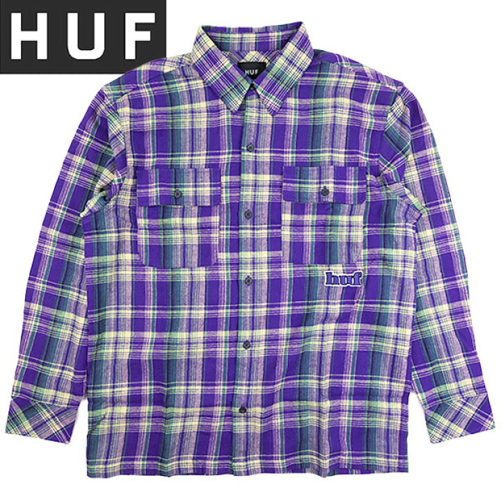 楽天市場】ハフ ネルシャツ 長袖 HUF BANKS FLANNEL SHIRT チェック 