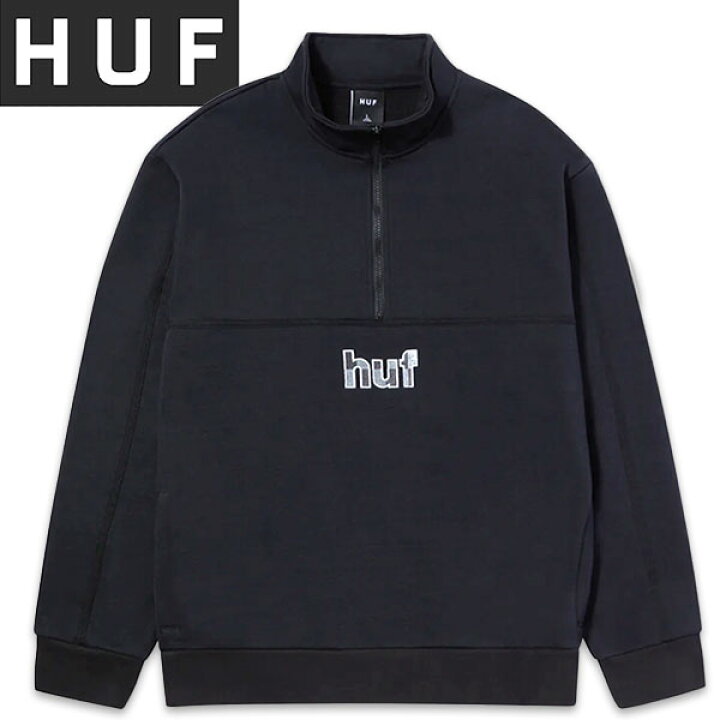 楽天市場】ハフ HUF ハーフジップ スウェット SPLIT 1/4 ZIP MOCK 