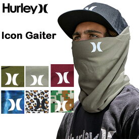 ハーレー ICON GAITER HURLEY フェイスガード フェイスマスク ネックゲイター 伸縮性 軽量 HIFM0003
