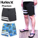 HURLEY ハーレー サーフパンツ メンズ PHANTOM ECO BLOCK PARTY 18" MBS0011590 ボードショーツ 水着 海パン ストレッチ 撥水 速乾 春夏 セール