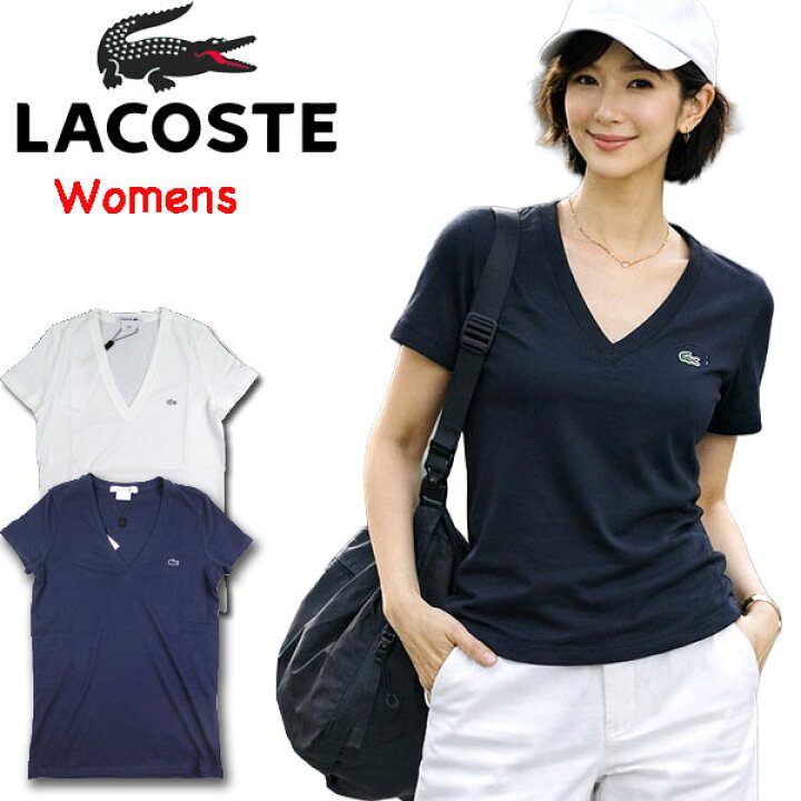 シャツレディース ラコステ tシャツ新作 LACOSTE ラコステ tシャツ 半袖 LACOSTE クラシック フィット Tシャツ レディース ZOZOTOWN Yahoo 店 - 通販 - Yahoo ショッピング